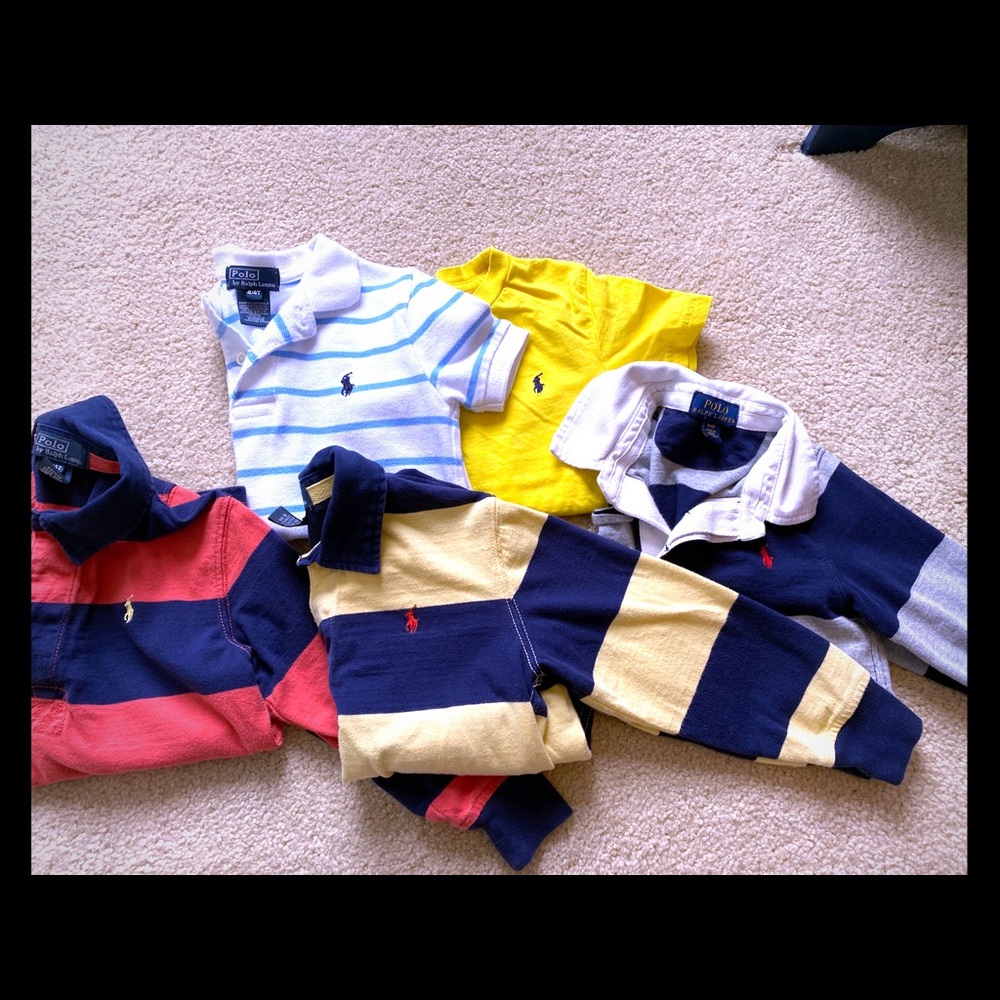 Lot of boys Polo shirts - like new condition